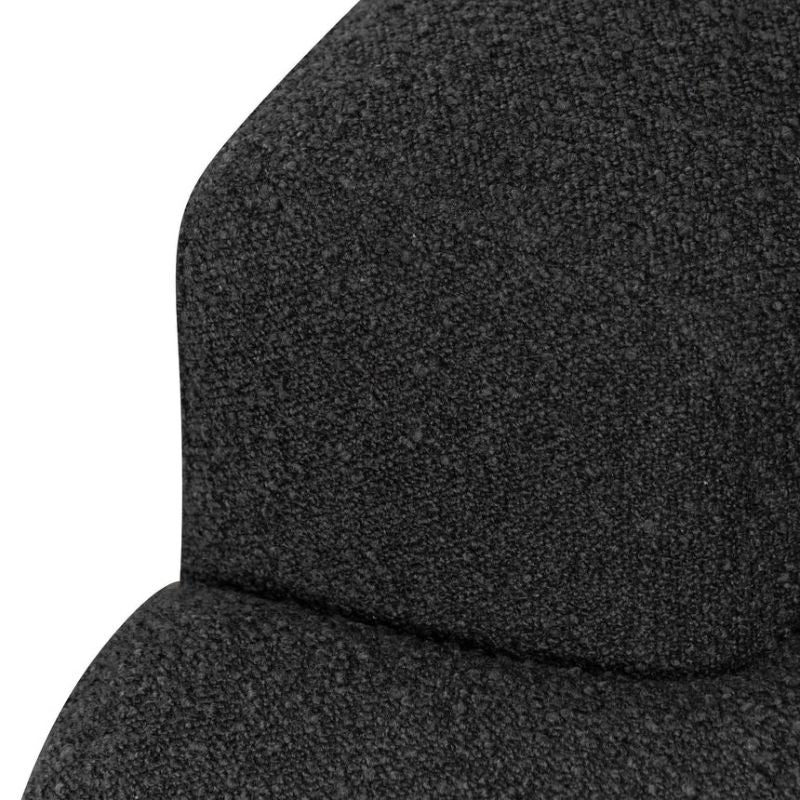 Braewood Armchair Charcoal Boucle Top Close