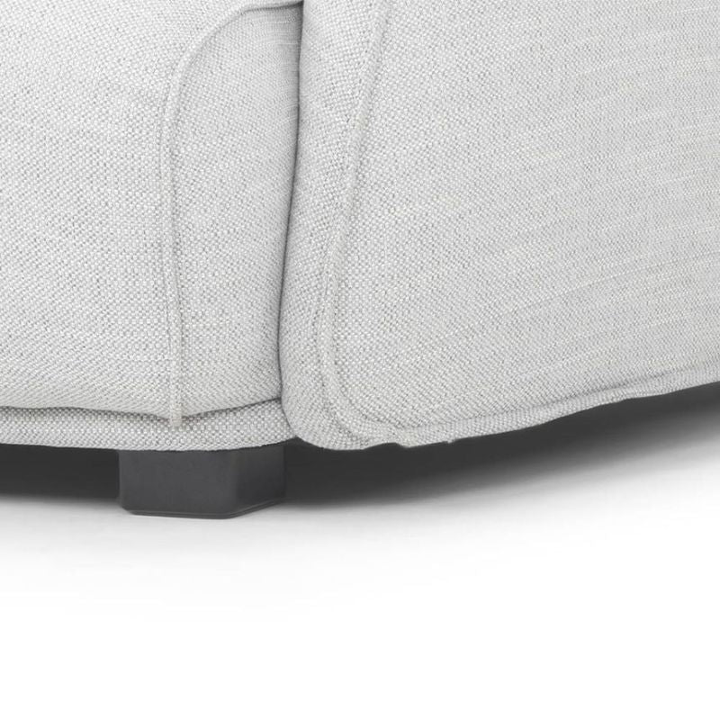 Brookstone Armchair Light Texture Grey Bottom Base