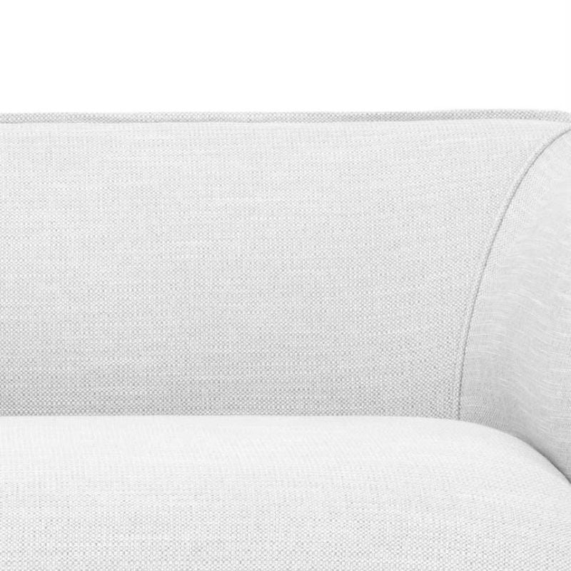 Brookstone Armchair Light Texture Grey Right Corner
