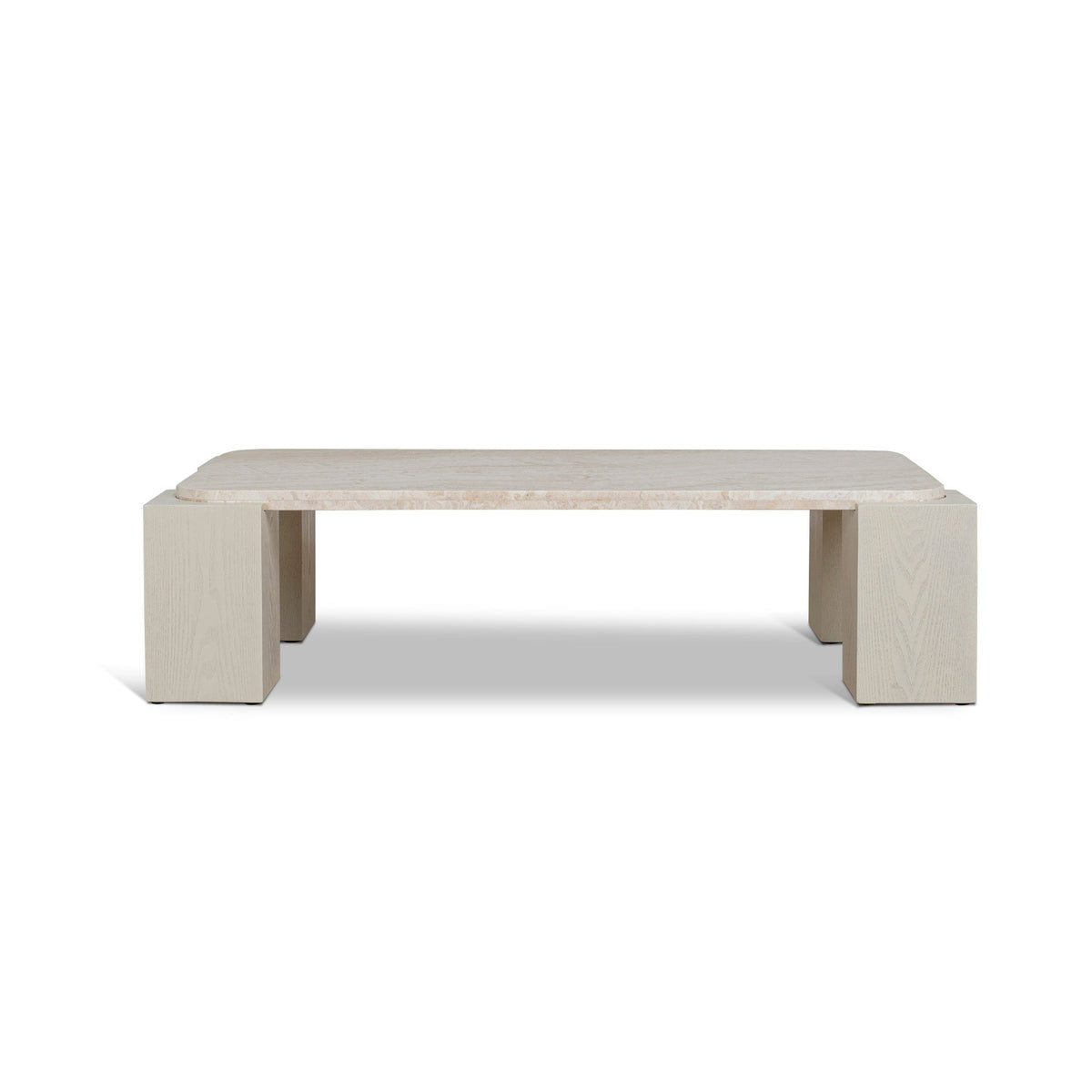 Stockland 126cm Travertine Coffee Table