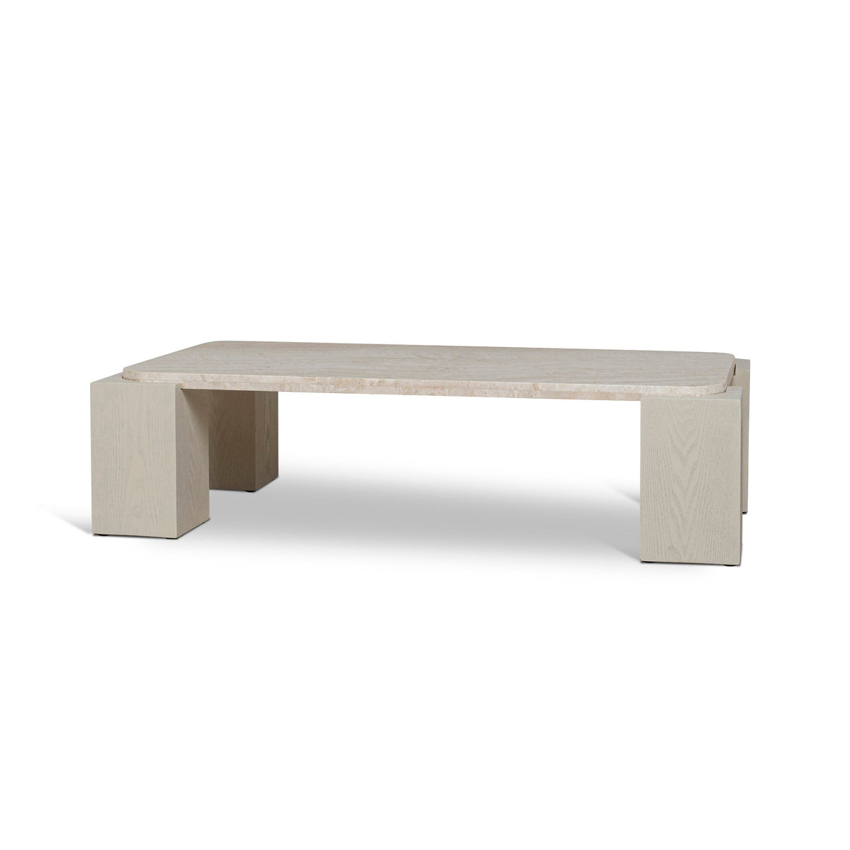 Stockland 126cm Travertine Coffee Table