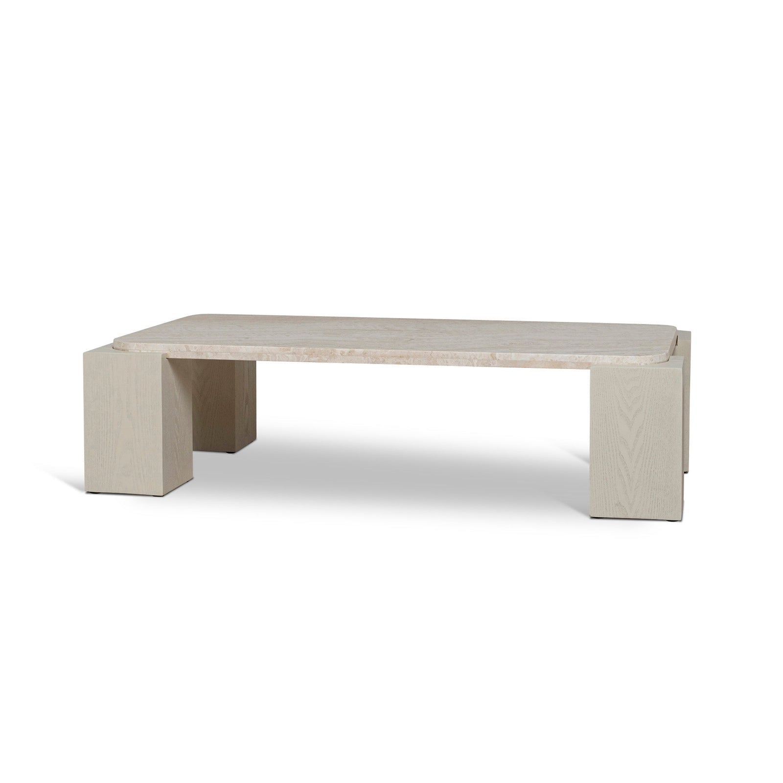 Stockland 126cm Travertine Coffee Table