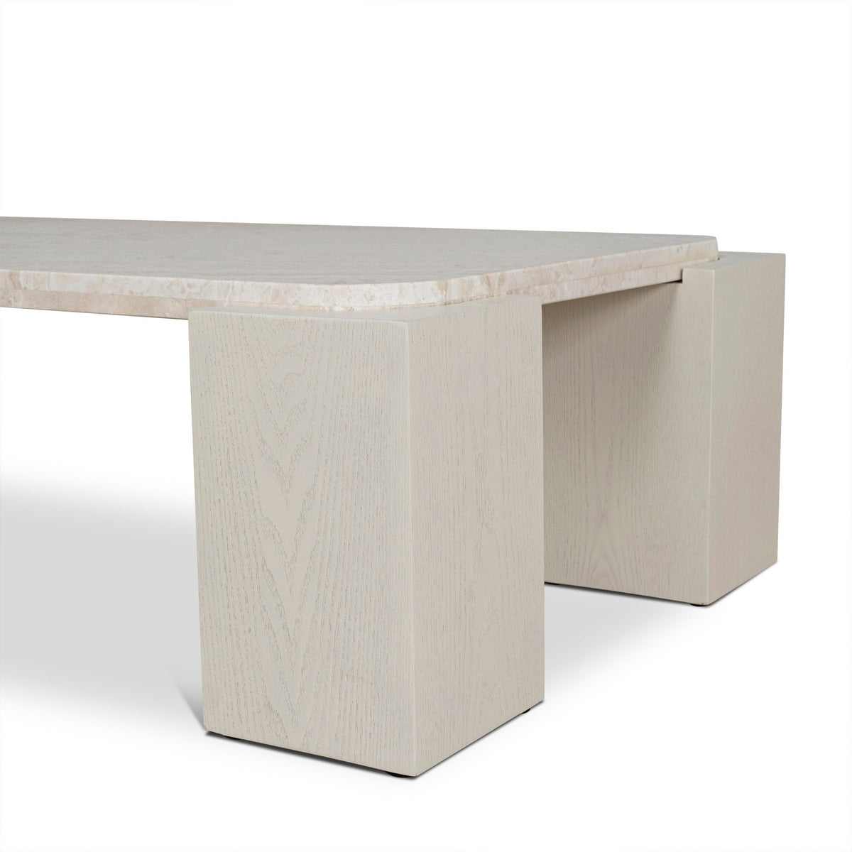 Stockland 126cm Travertine Coffee Table