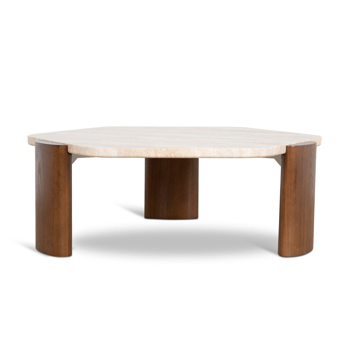 Ickenham 100cm Travertine Coffee Table