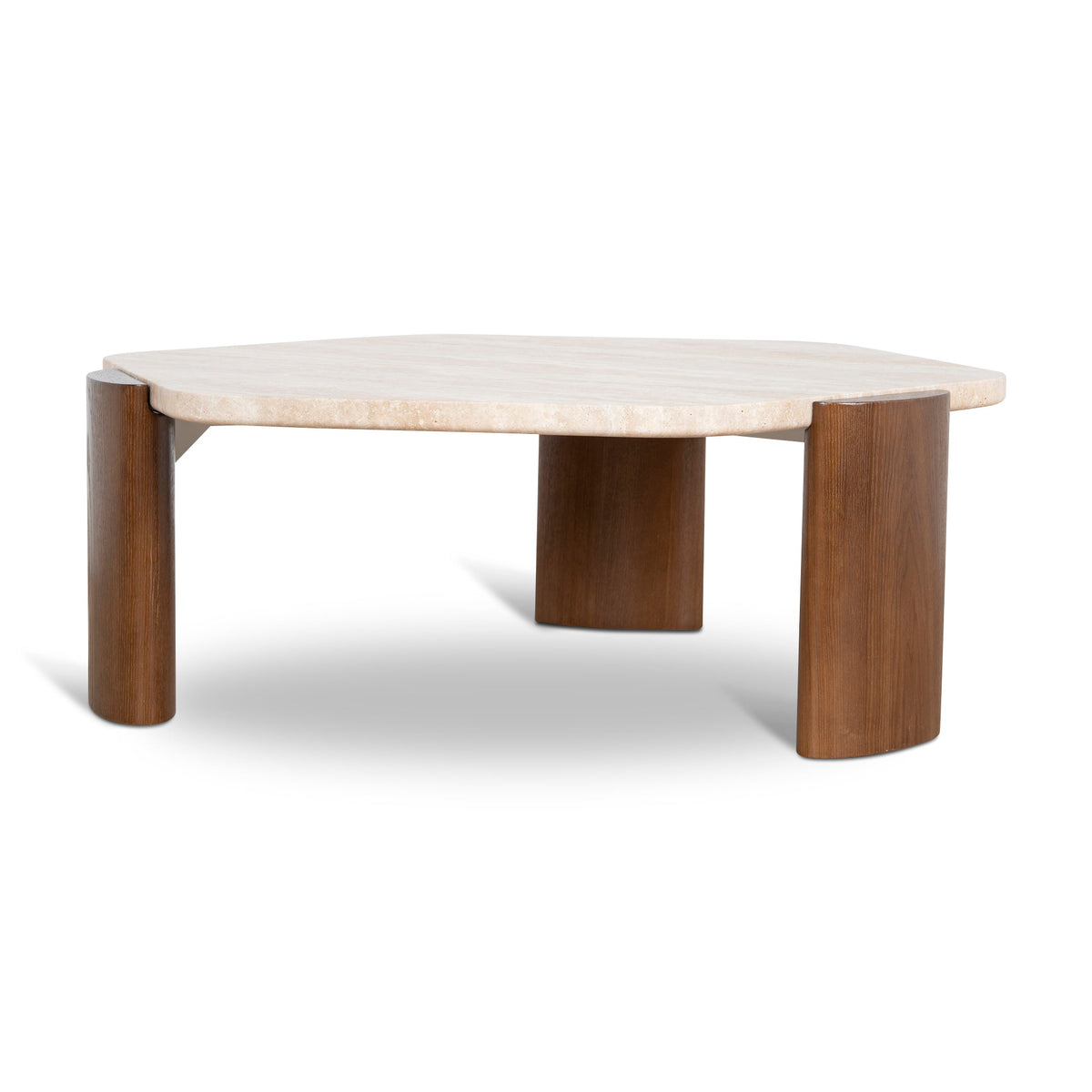Ickenham 100cm Travertine Coffee Table