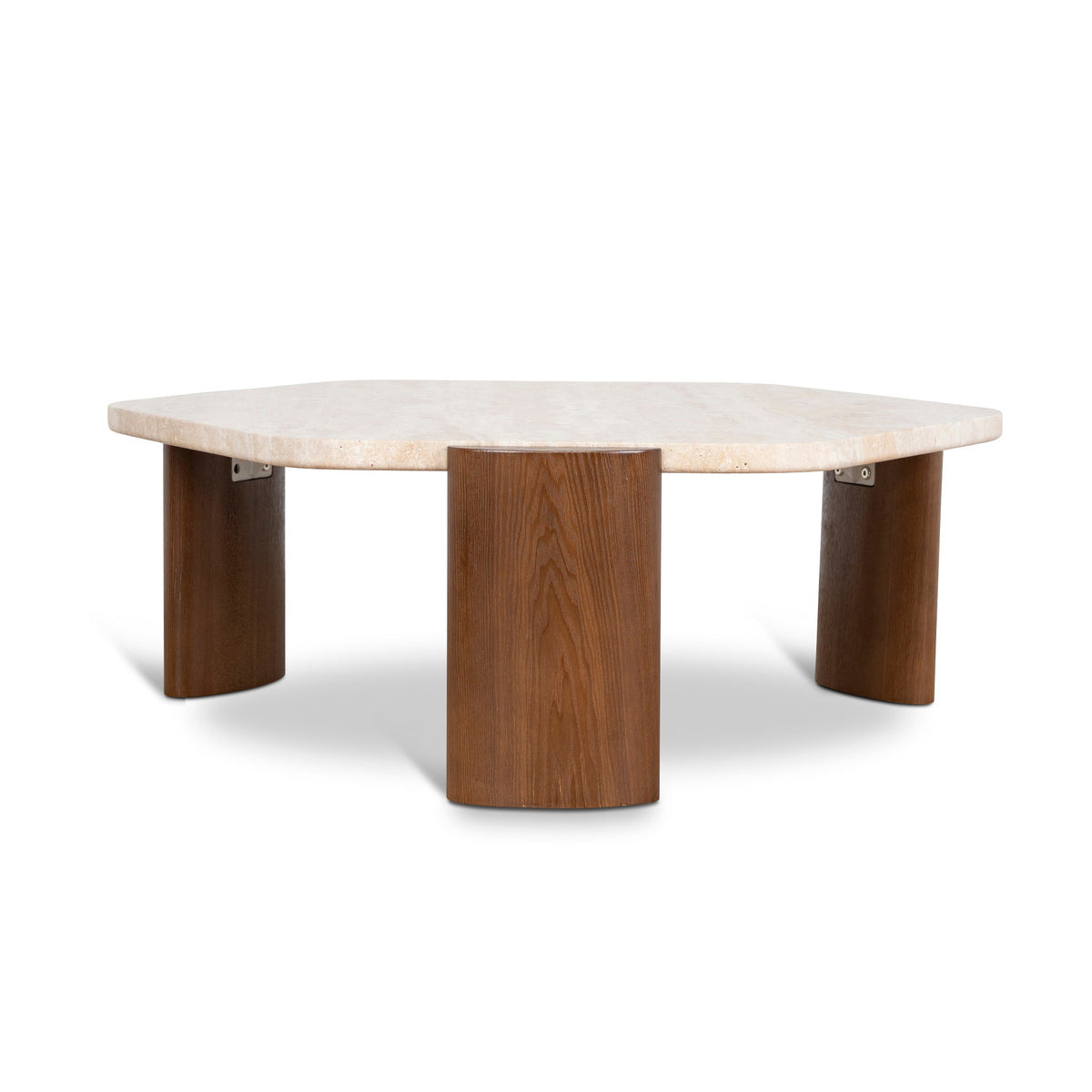 Ickenham 100cm Travertine Coffee Table
