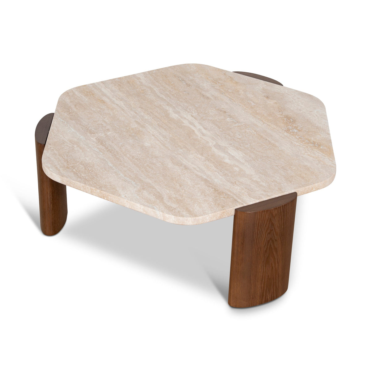 Ickenham 100cm Travertine Coffee Table
