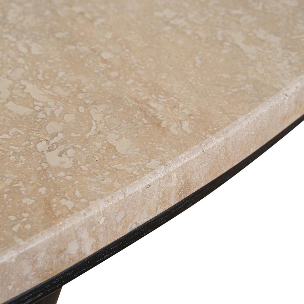 Ketteringham 100cm Round Travertine Coffee Table