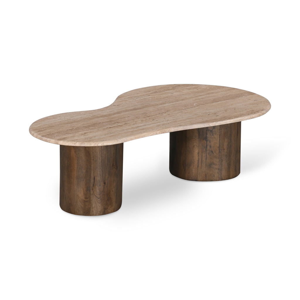 Saltash 120cm Travertine Coffee Table