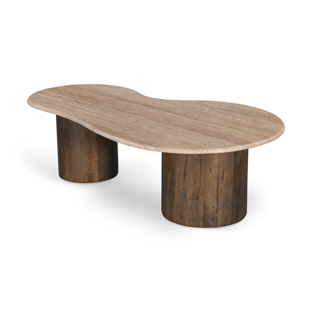 Saltash 120cm Travertine Coffee Table