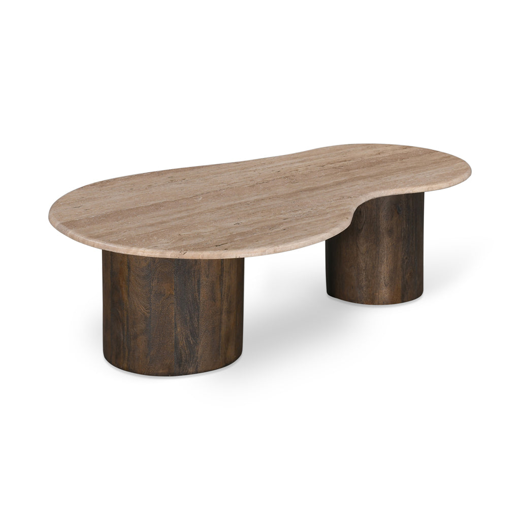 Saltash 120cm Travertine Coffee Table