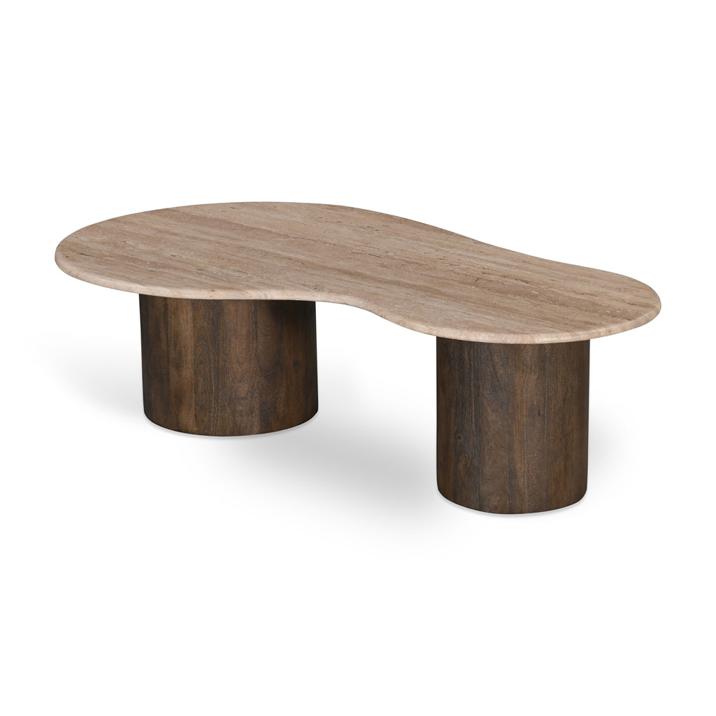 Saltash 120cm Travertine Coffee Table