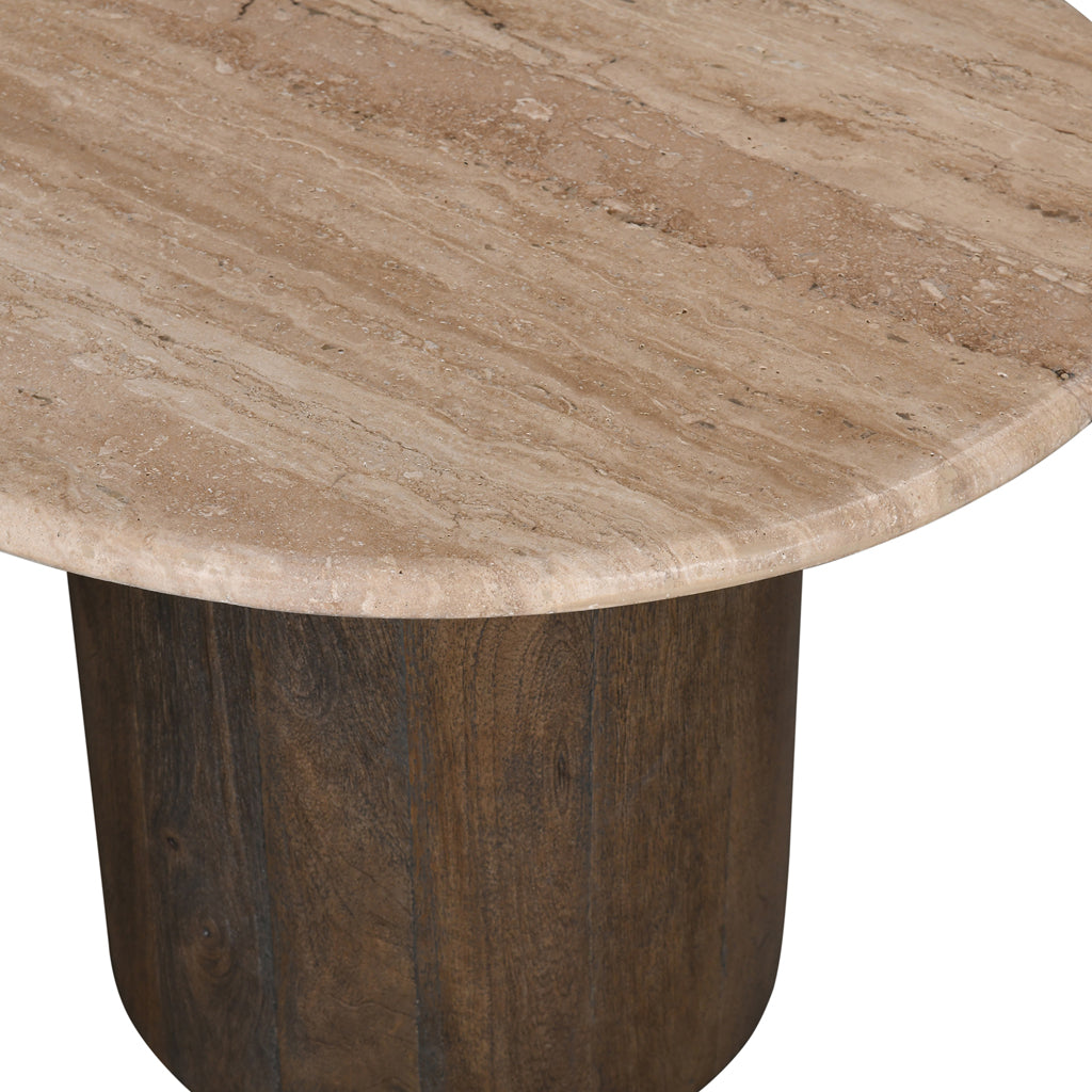 Saltash 120cm Travertine Coffee Table