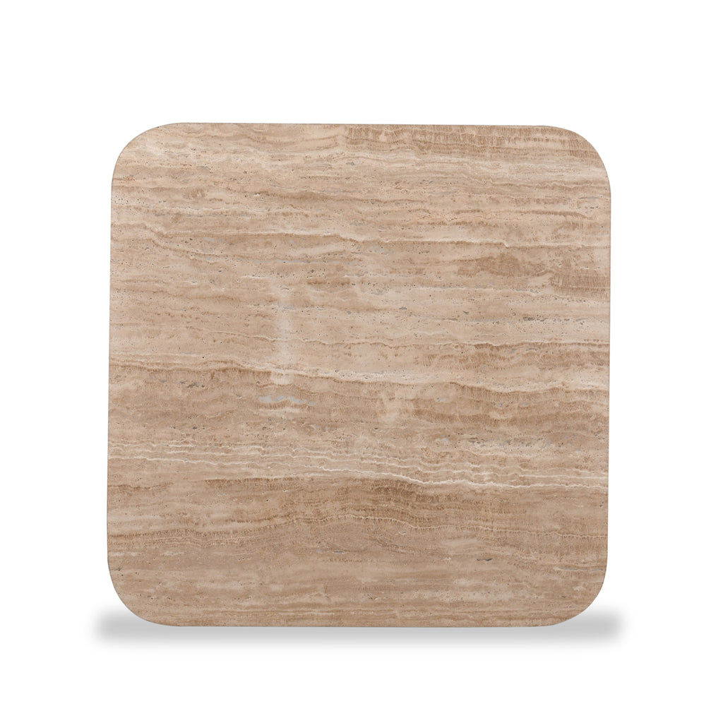 Yewstone 90cm Travertine Coffee Table