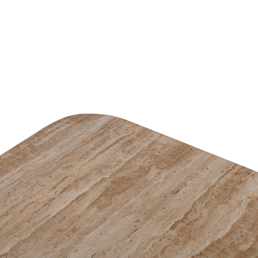 Yewstone 90cm Travertine Coffee Table
