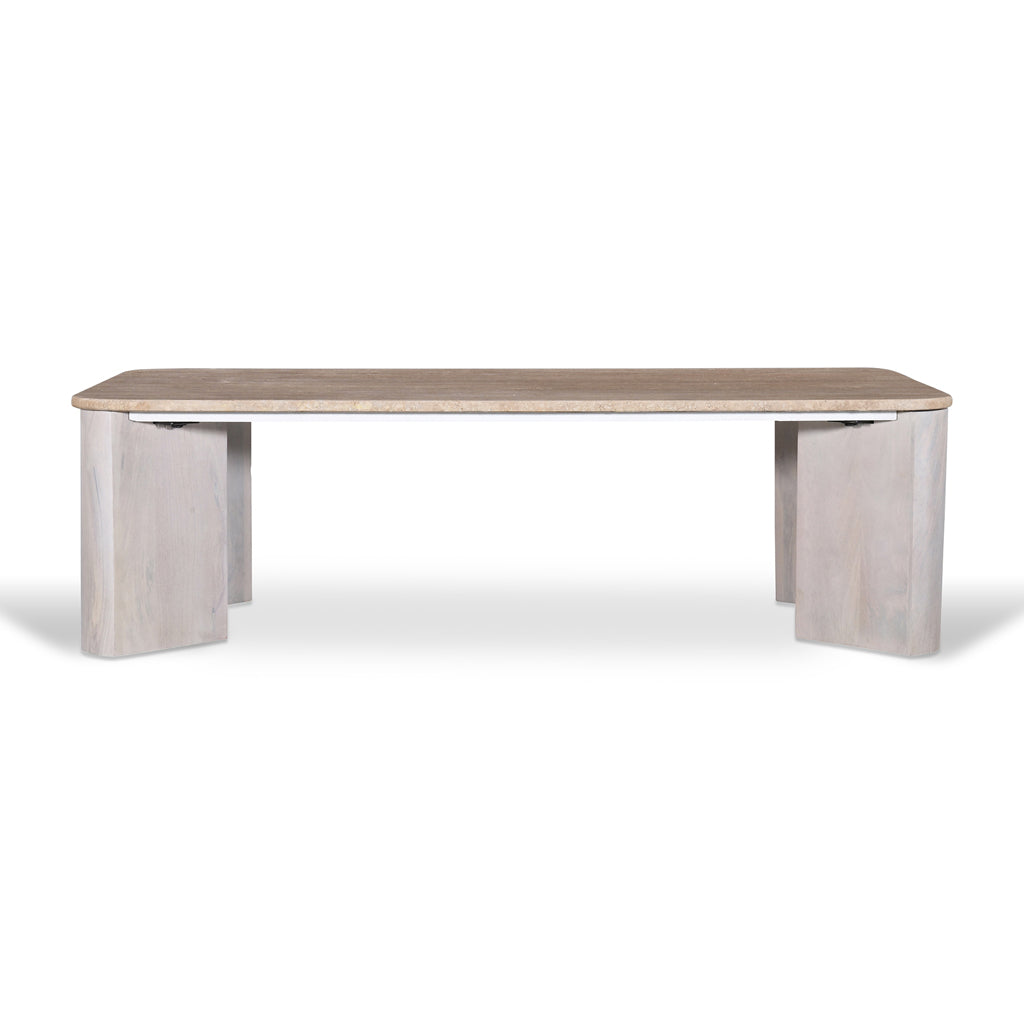 Keymer 120cm Travertine Coffee Table