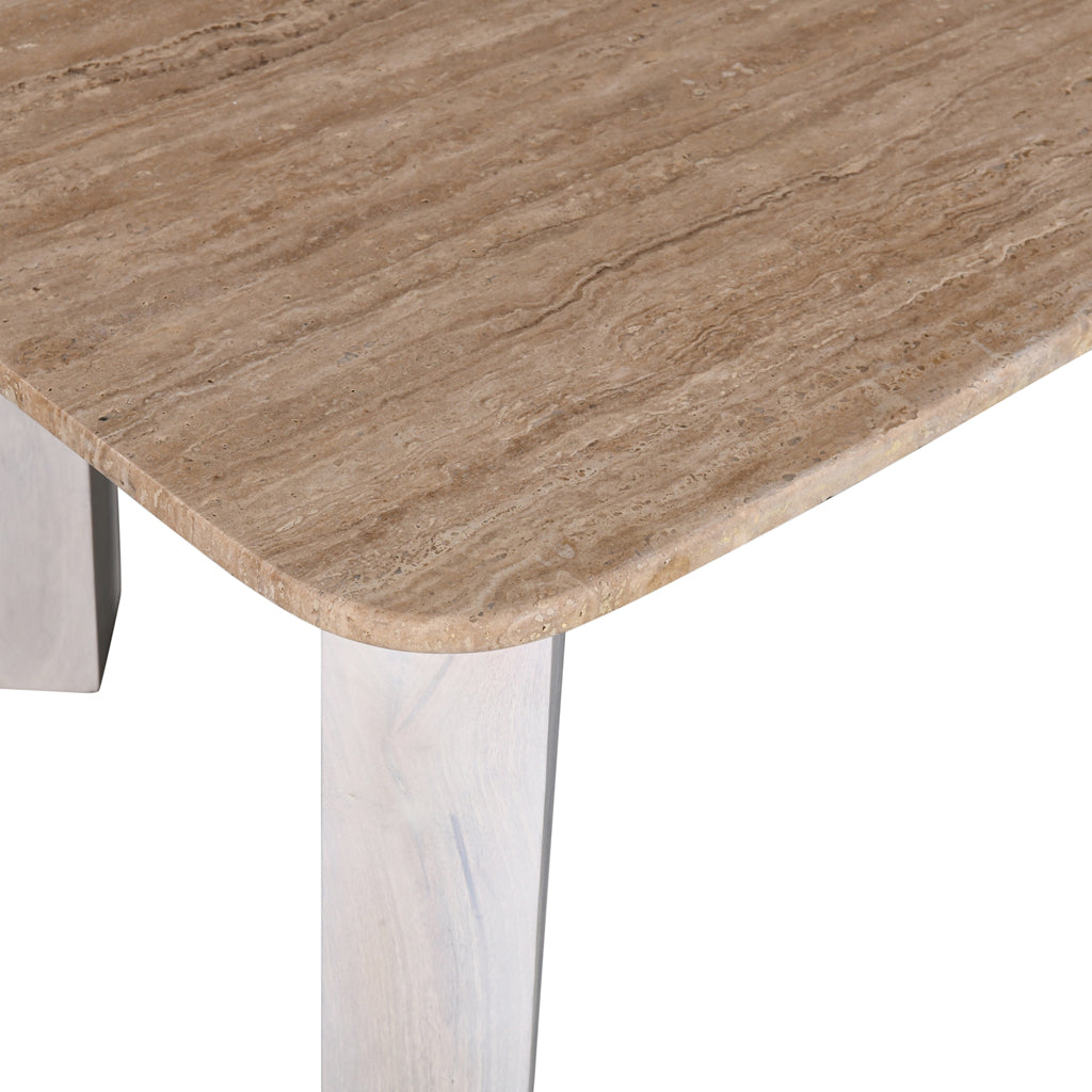 Keymer 120cm Travertine Coffee Table