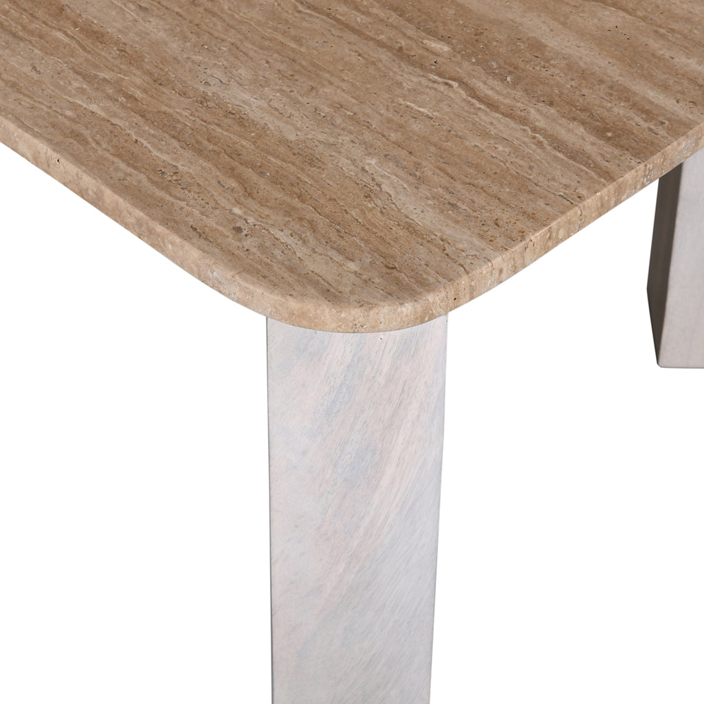 Keymer 120cm Travertine Coffee Table