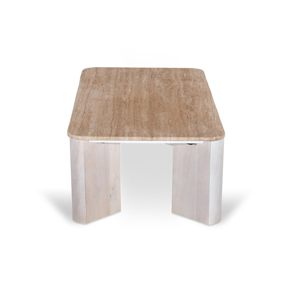 Keymer 120cm Travertine Coffee Table