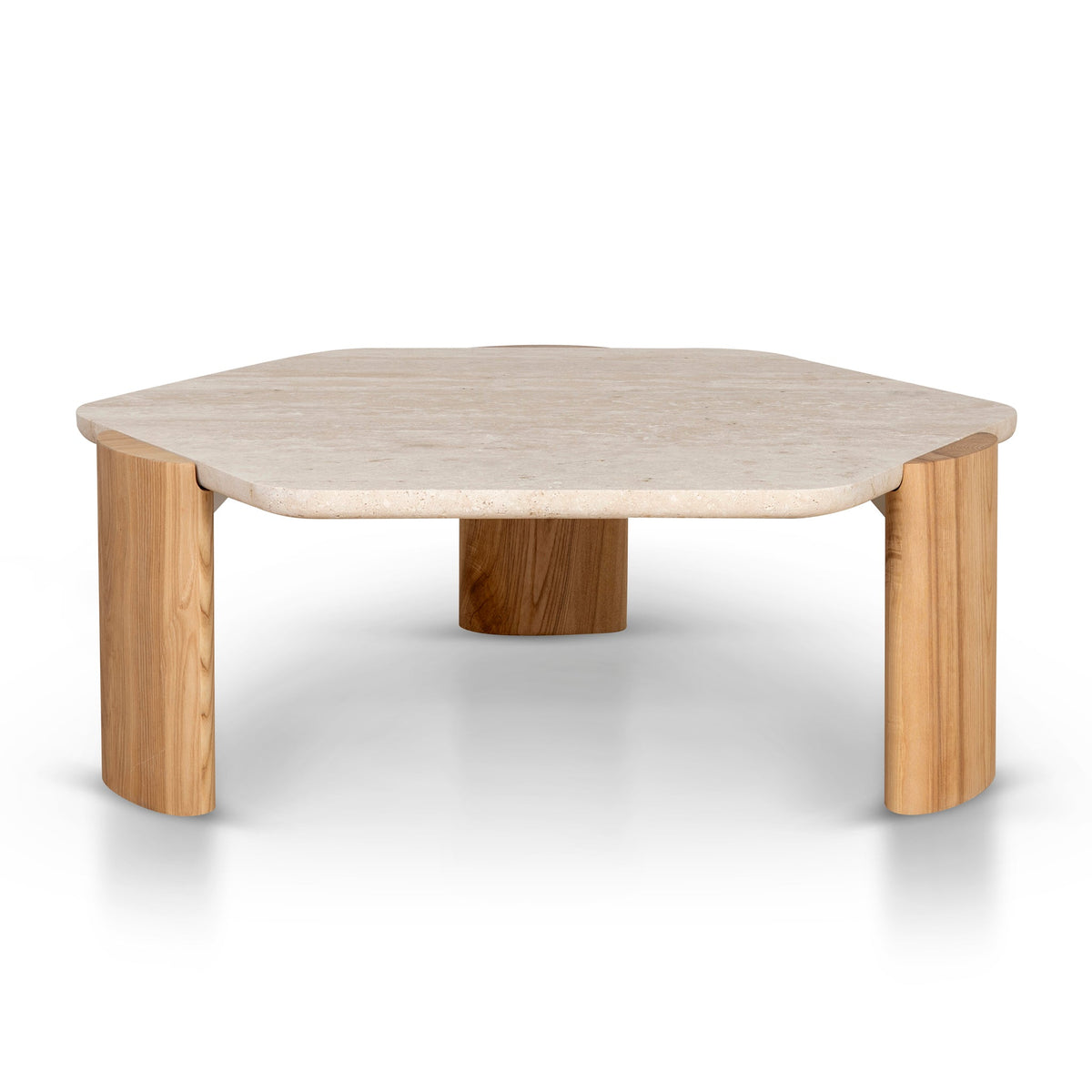 Ickenham 100cm Travertine Coffee Table