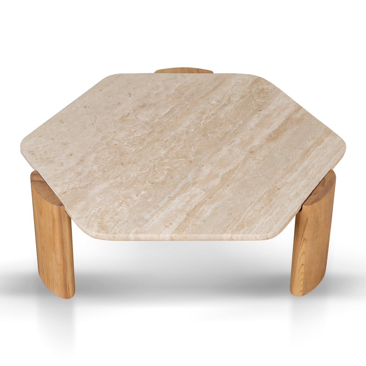 Ickenham 100cm Travertine Coffee Table