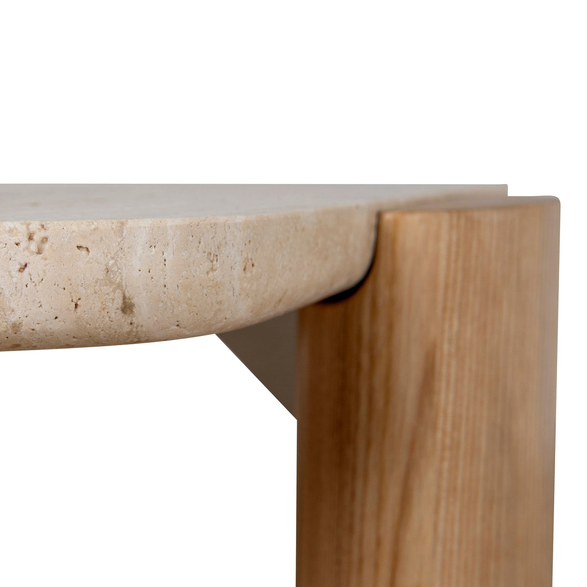 Ickenham 100cm Travertine Coffee Table