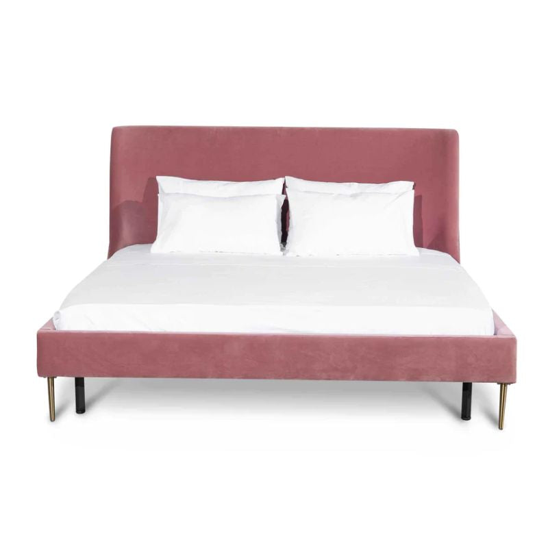 Calderbrook King Bed Frame Blush Peach Main