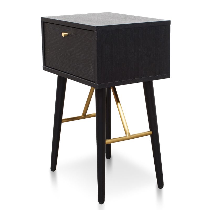 Caldwell Bed Side Table Black