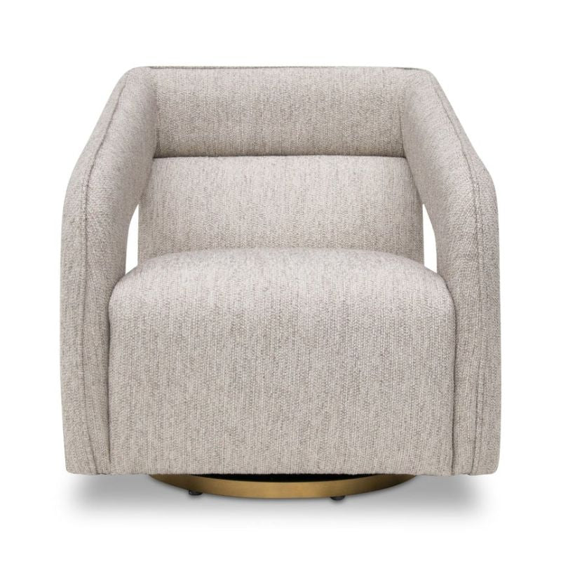 Cantrell Armchair Light Grey Front