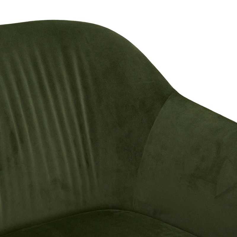 Clarington Fabric Armchair Juniper Green Backrest View