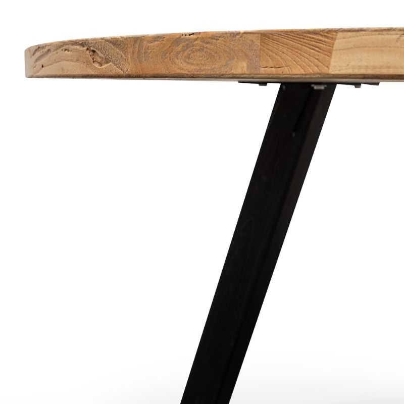 Clarke 125CM Wooden Round Dining Table Leg