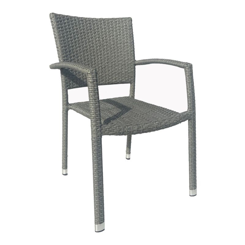 Clemence Resin Wicker Outdoor Dining Chair
