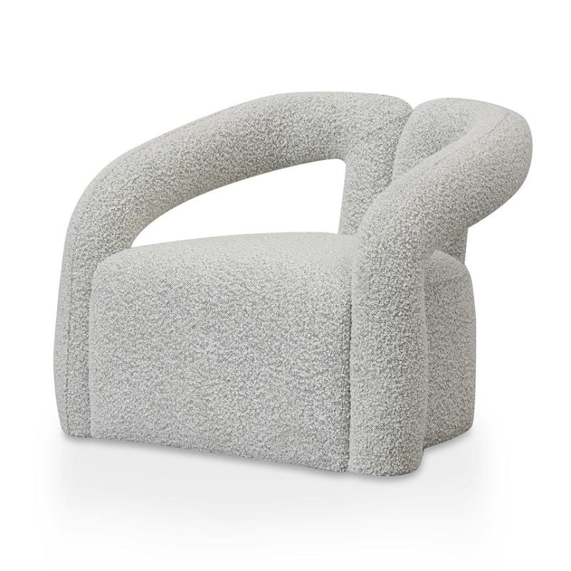 Colby Armchair Pepper Boucle Angle