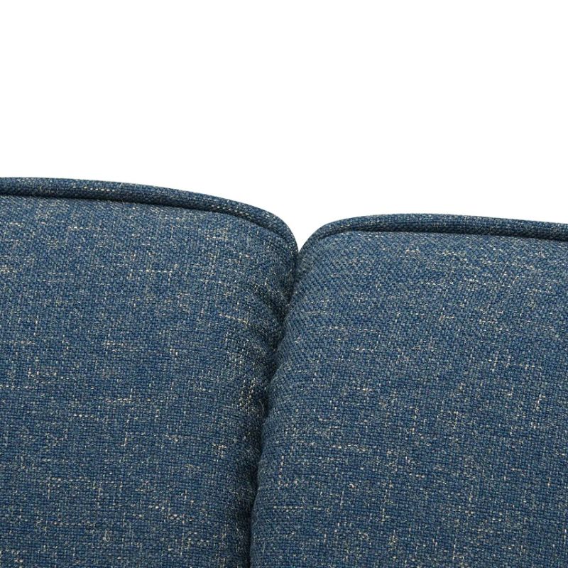 Conway 2 Seater Fabric Sofa Dark Blue Mid