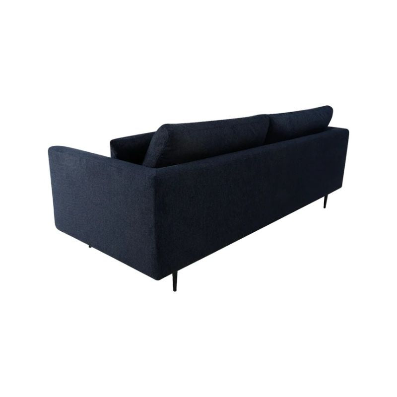Coretta 4 Seater Fabric Sofa Navy Blue Right Back