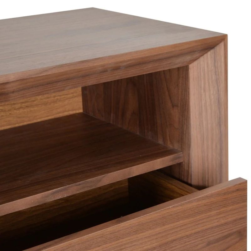 Crestmore Bedside Table Walnut Top