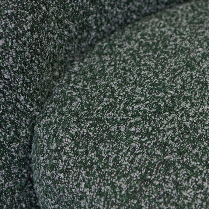 Crispin Fabric Armchair Green Boucle Cover View