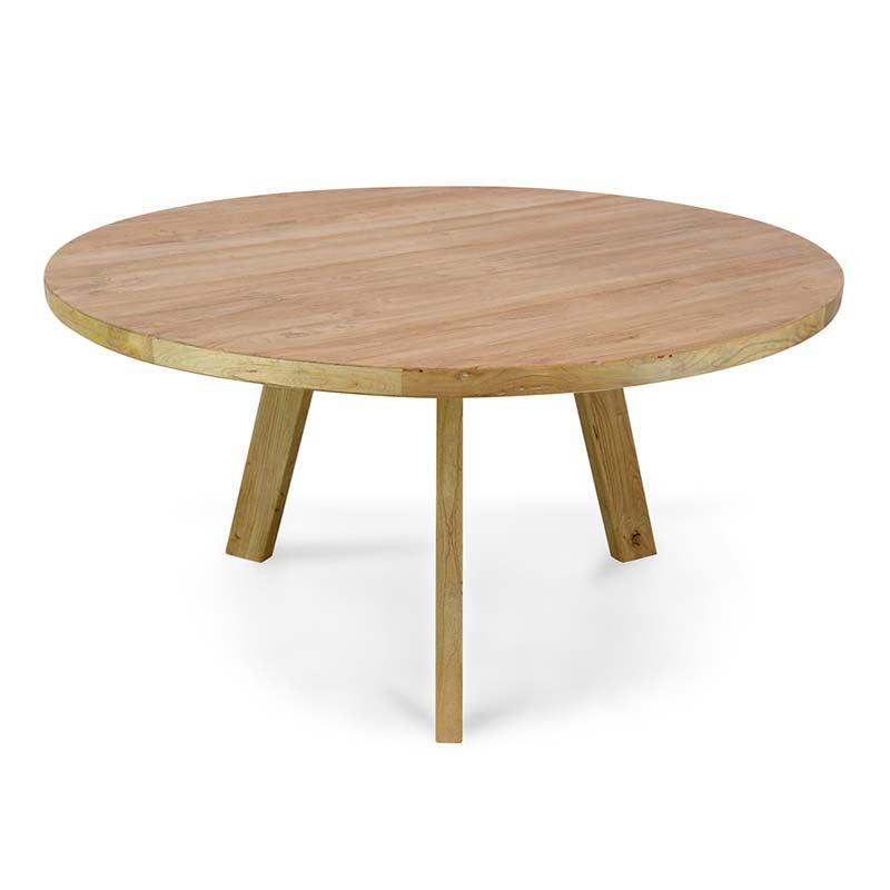 Cromwell 15M Round Dining Table Elm Wood Natural