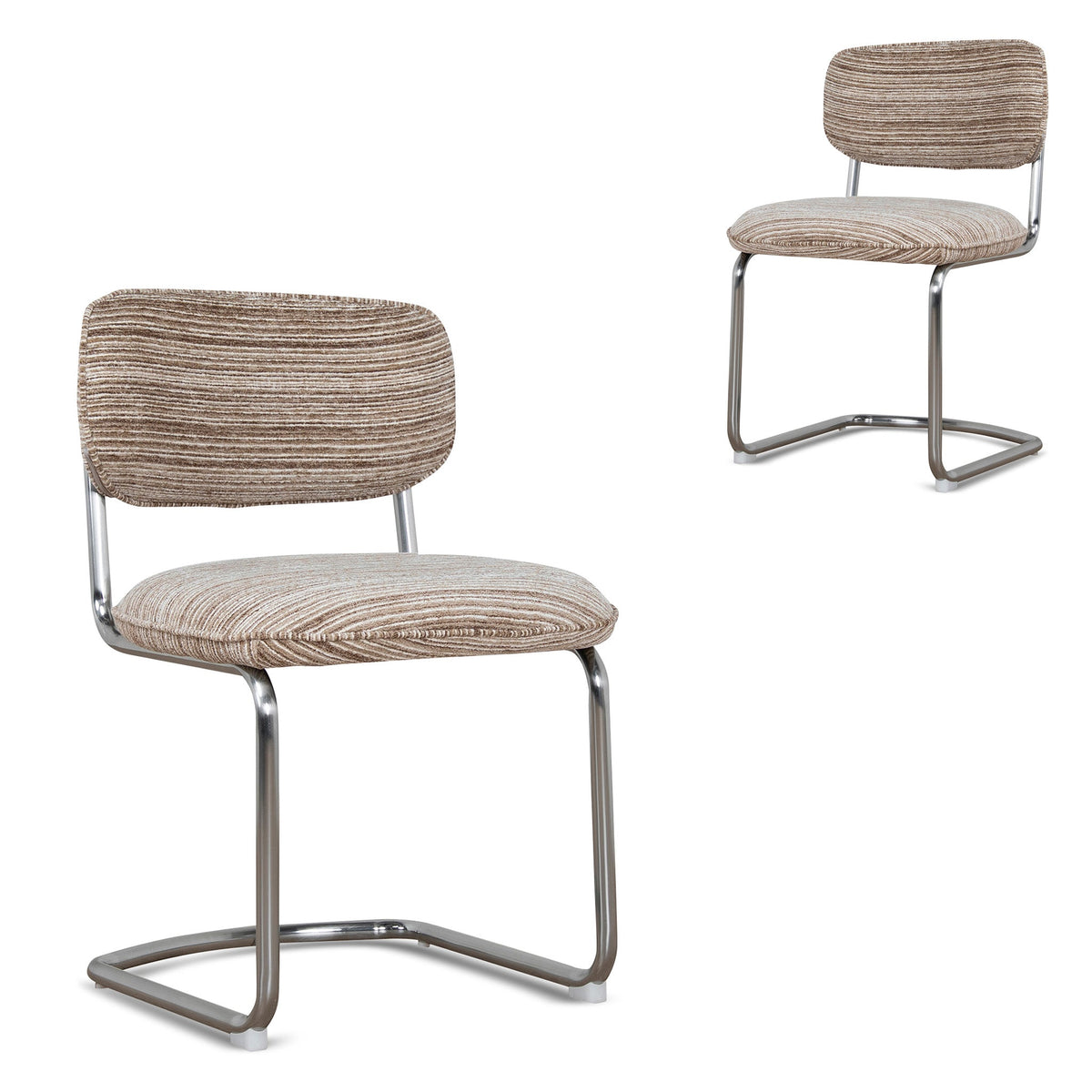 Mountmore Chrome Dining Chair (Set of 2)