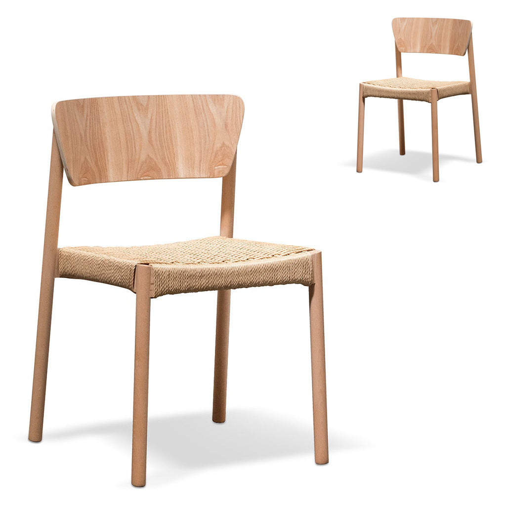 Ingthorpe Rope Seat Dining Chair (Set of 2)