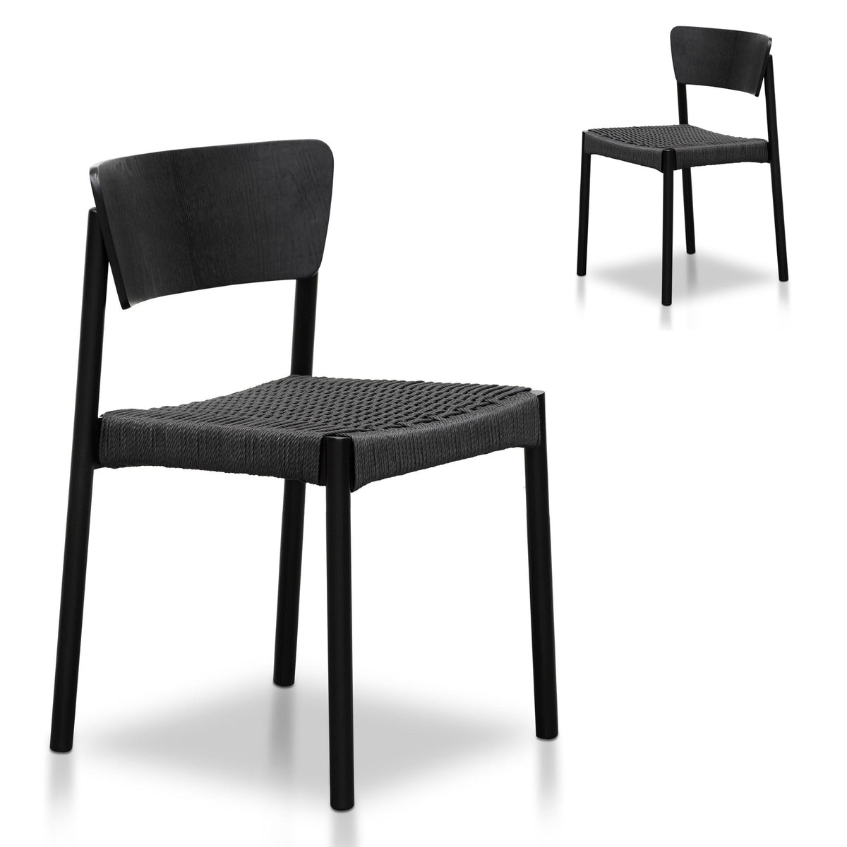 Ingthorpe Rope Seat Dining Chair (Set of 2)
