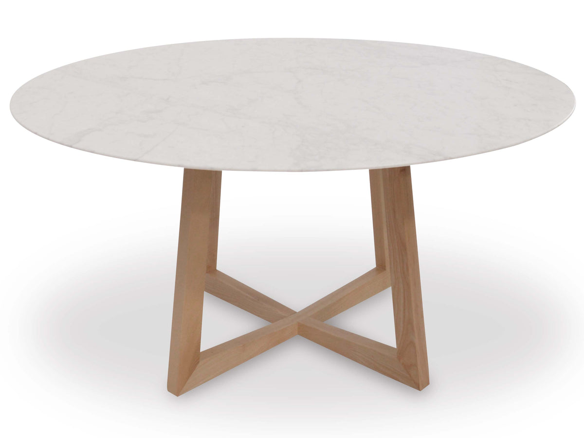 Salkeld 150cm Round Marble Dining Table