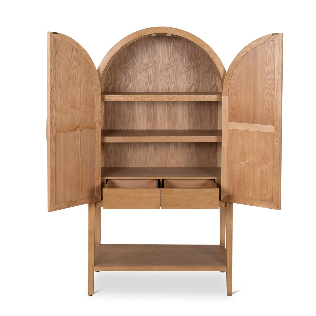 Pinemere 183cm Curve Cabinet
