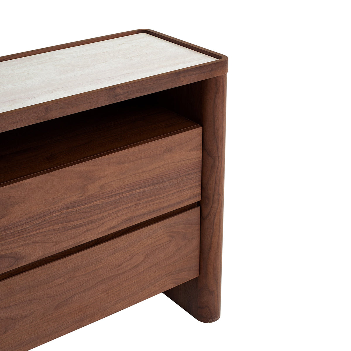 Wellgrove Glass Top Chest of Drawers