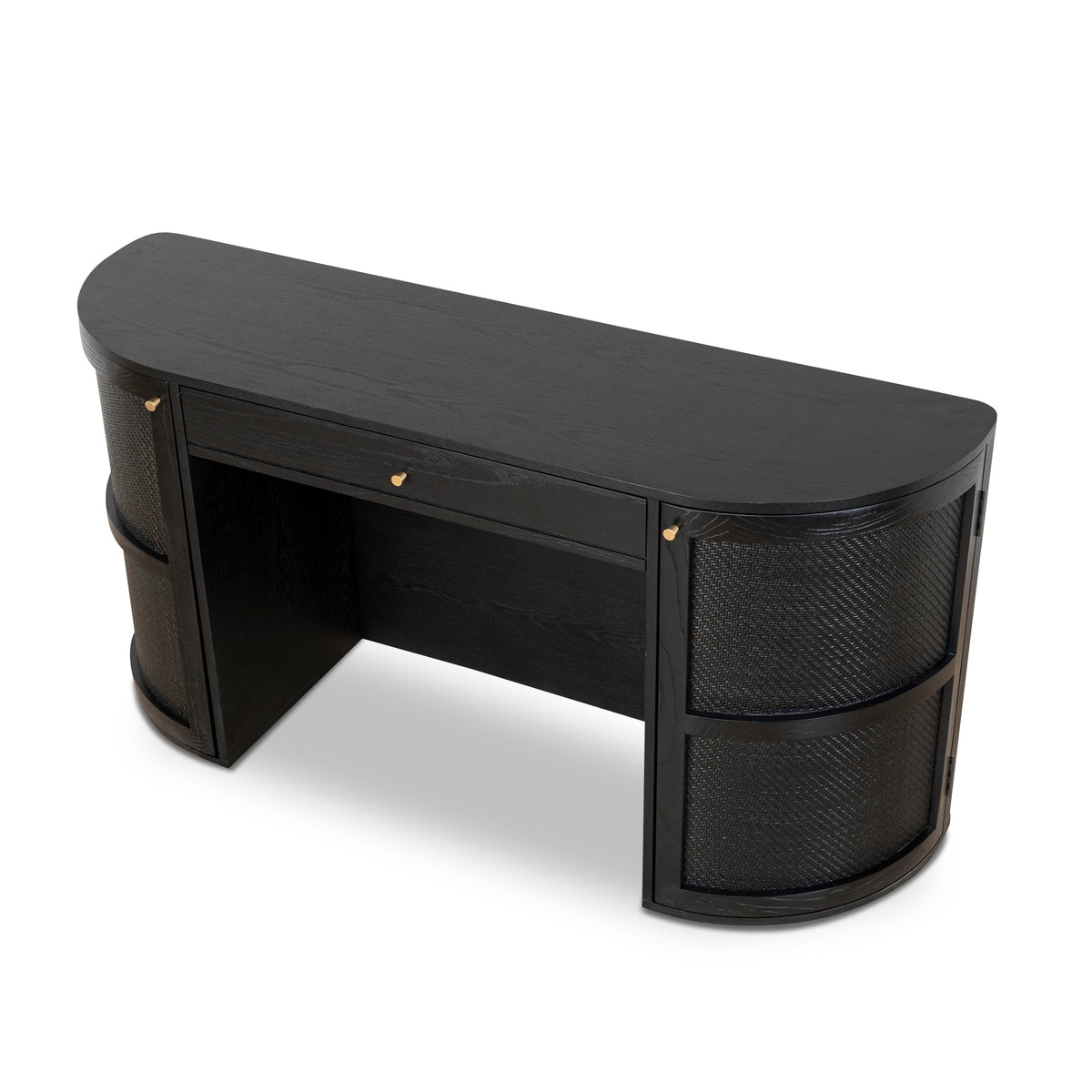 Mapleside 155cm Rattan Home Office Desk
