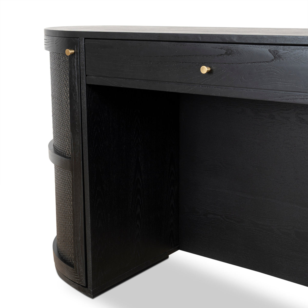 Mapleside 155cm Rattan Home Office Desk