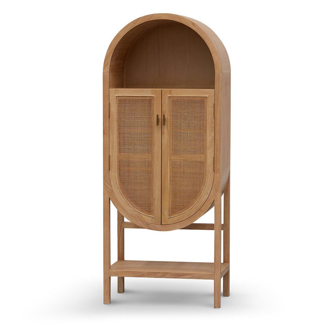 Sanddale 65cm Rattan Door Cabinet