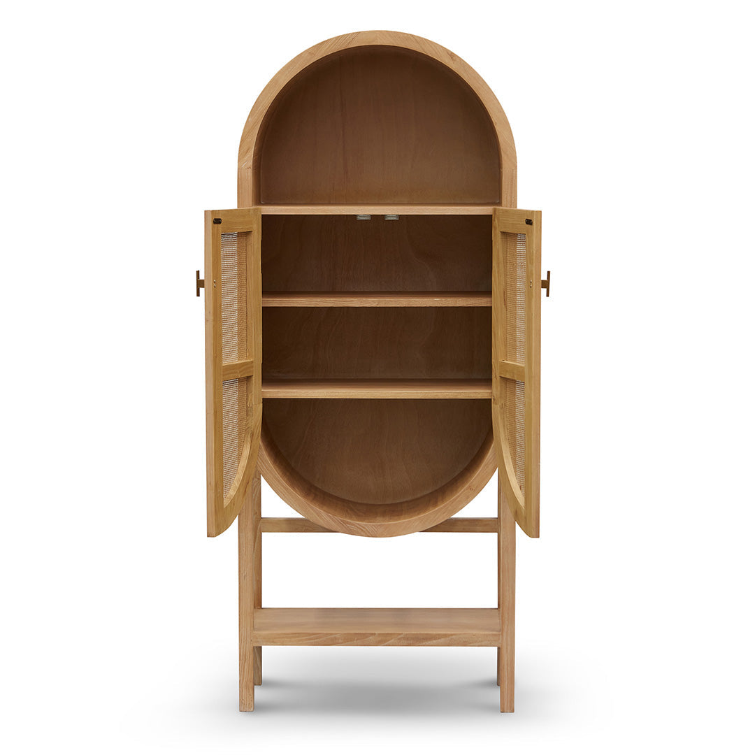Sanddale 65cm Rattan Door Cabinet