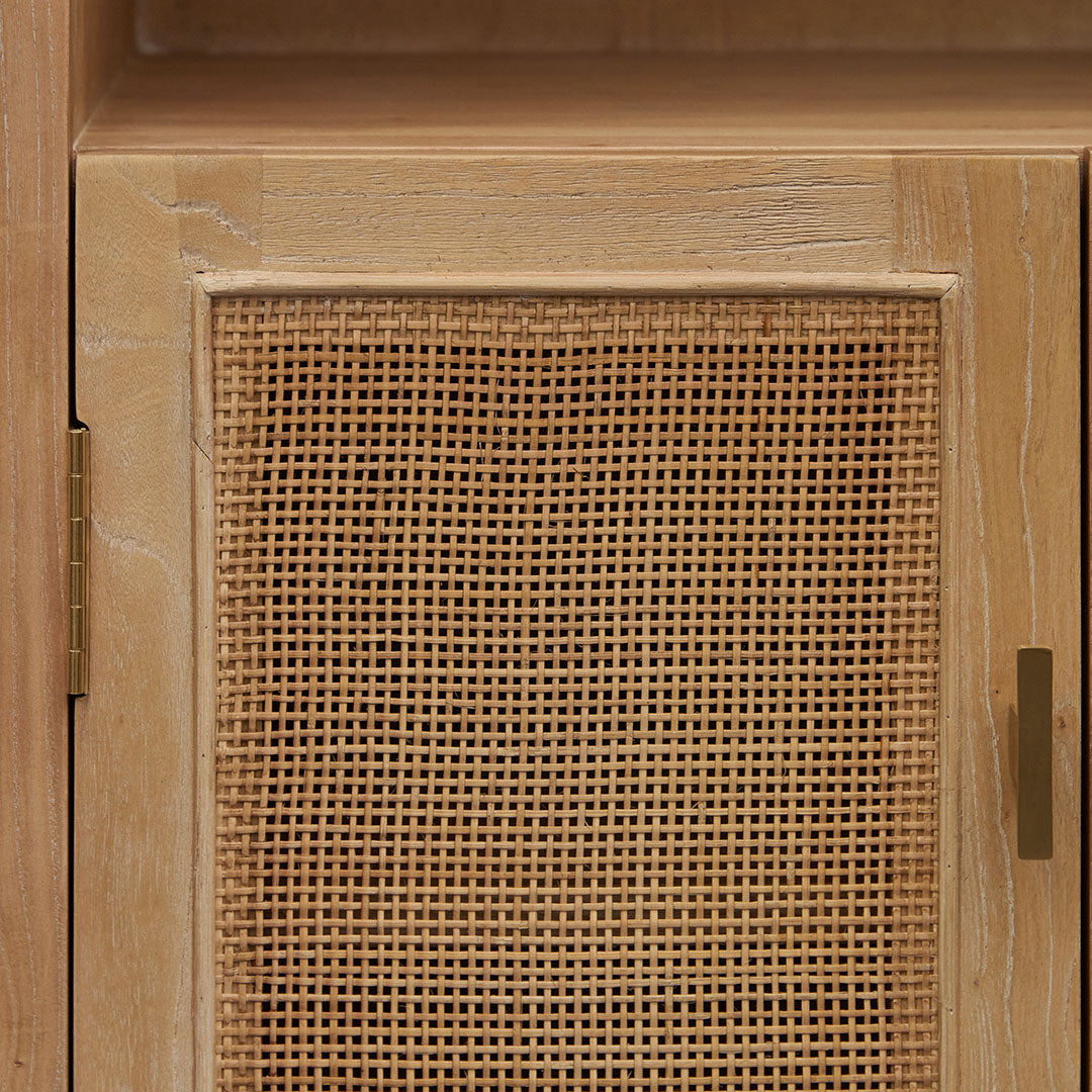 Sanddale 65cm Rattan Door Cabinet
