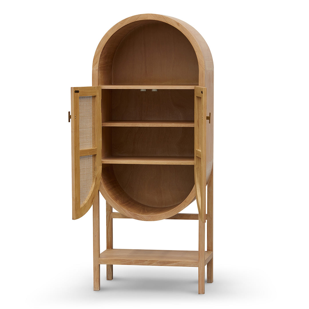 Sanddale 65cm Rattan Door Cabinet